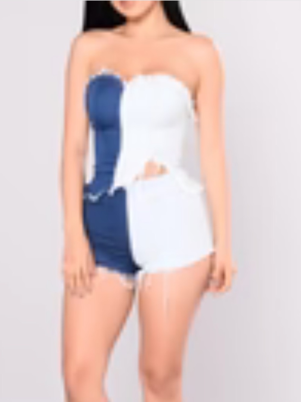 Fashion Nova Small Denim Set Liberated New with tags price firm